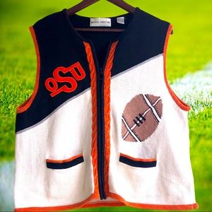 Oklahoma State University Football Sweater Vest